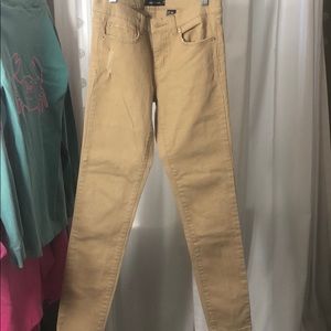 Tan jeans